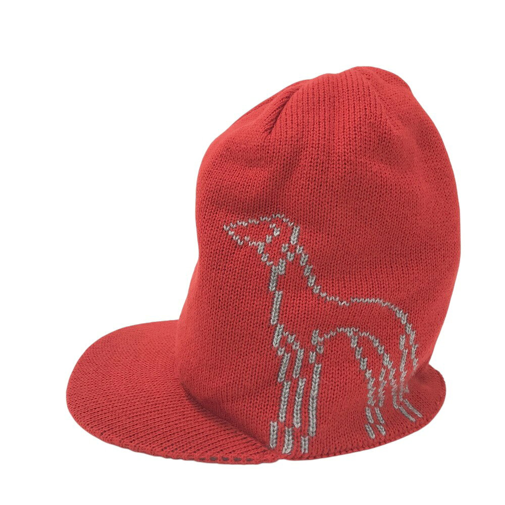 ADABAT アダバット ニットキャップ ネックウォーマーセット レッド系 【中古】ゴルフウェア