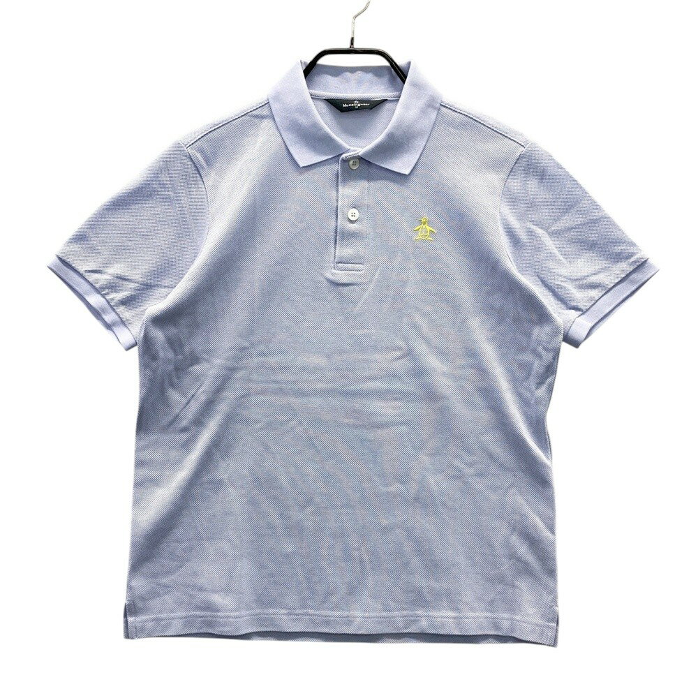 MUNSING WEAR マンシングウェア 半袖ポロシャツ ブルー系 M 【中古】ゴルフウェア メンズ