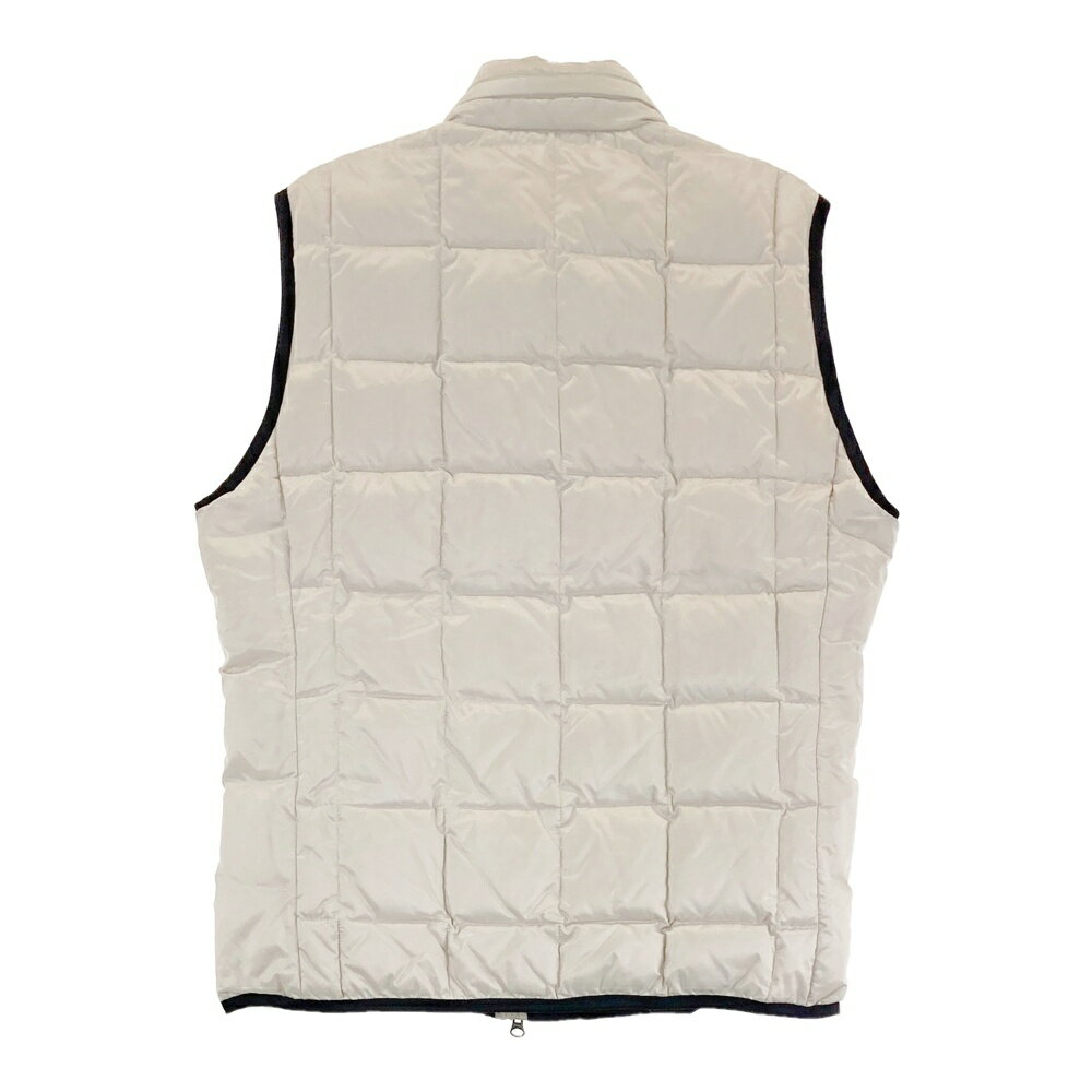 DANCE WITH DRAGON ダンスウィズドラゴン ダウンジップベスト ベージュ系 3 【中古】ゴルフウェア メンズ