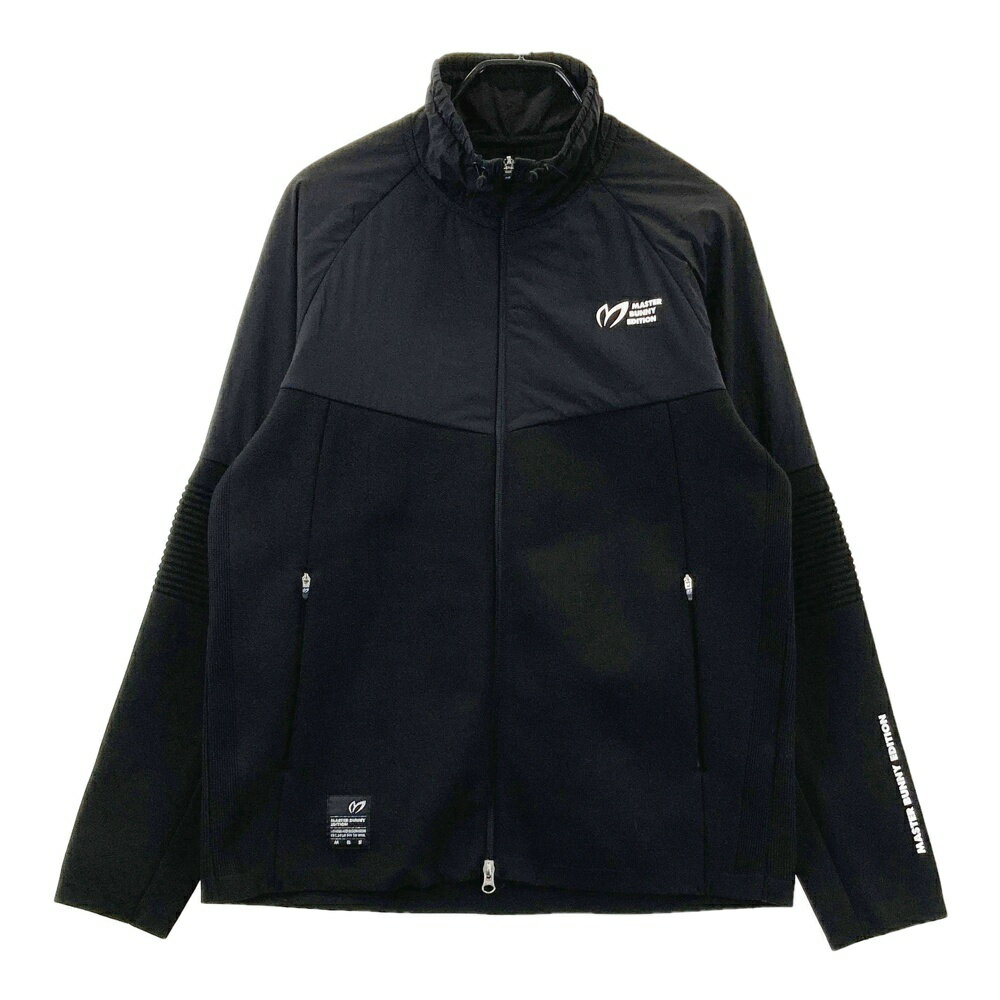 MASTER BUNNY EDITION マスターバニーエディション ; ニット切替 中綿ジャケット ブラック系 6 【中古】ゴルフウェア メンズ