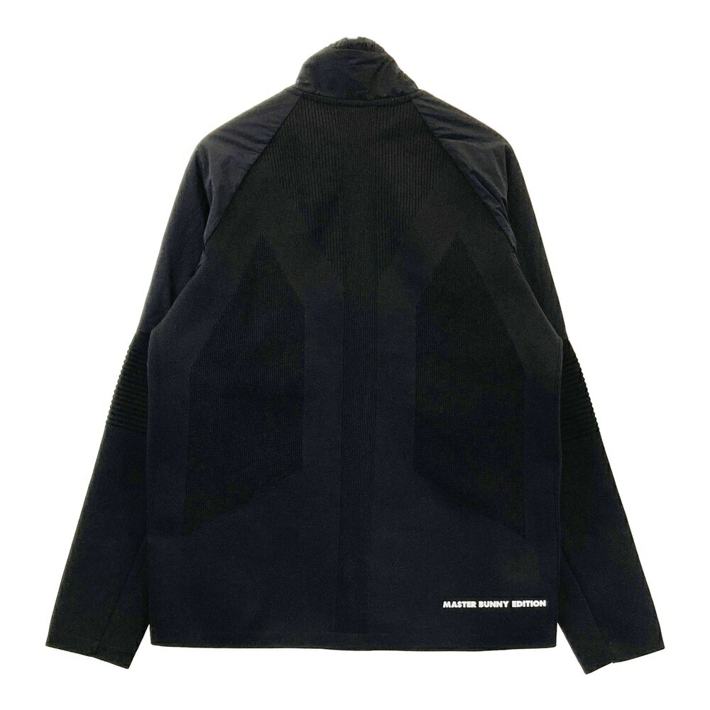 MASTER BUNNY EDITION マスターバニーエディション ; ニット切替 中綿ジャケット ブラック系 6 【中古】ゴルフウェア メンズ