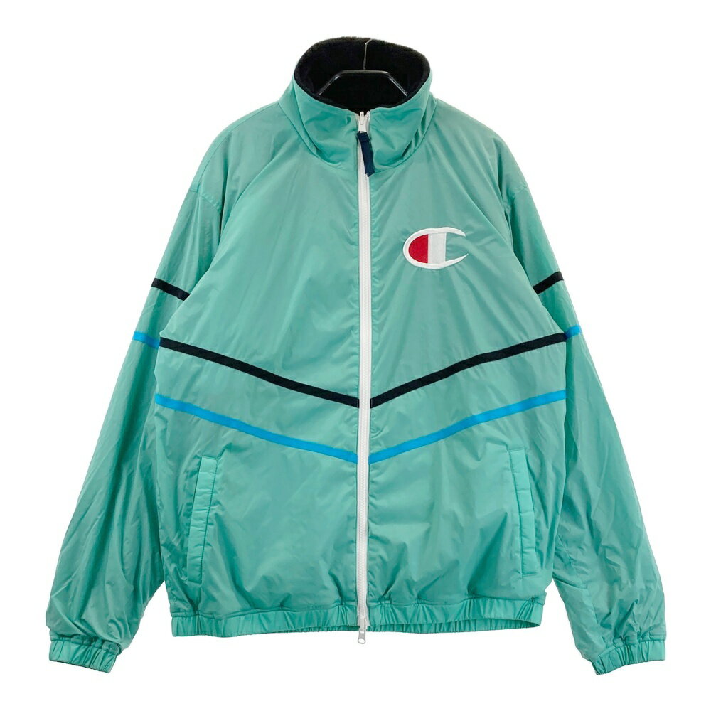 CHAMPION GOLF チャンピオンゴルフ リバーシブル ボア ジップジャケット グリーン系 MEDIUM 【中古】ゴルフウェア メンズ