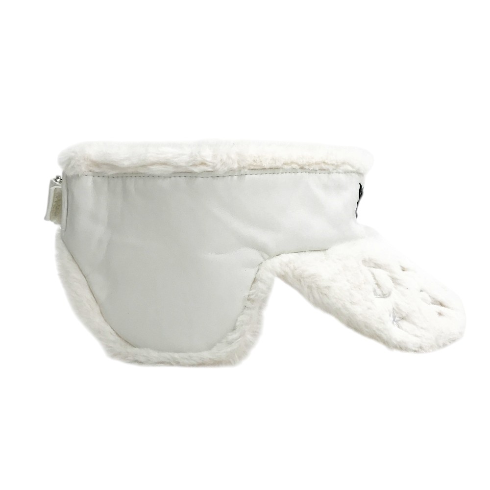 DANCE WITH DRAGON ダンスウィズドラゴン サンバイザー ホワイト系 F 【中古】ゴルフウェア