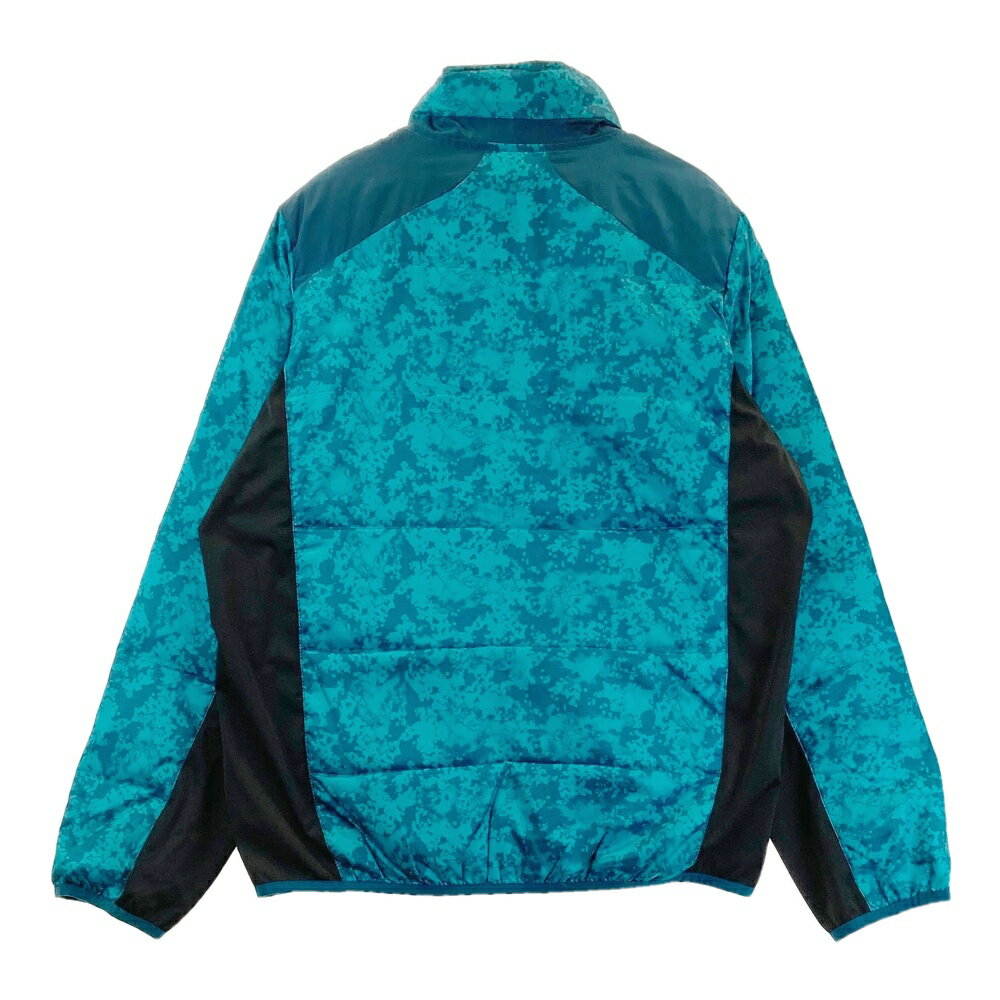 CLUNK クランク ダウンジャケト 総柄 グリーン系 M 【中古】ゴルフウェア メンズ