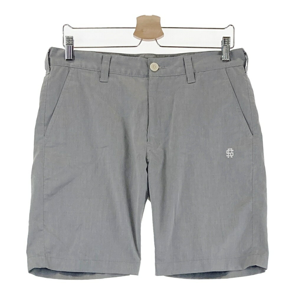 ROUGH&SWELL ラフアンドスウェル 裏メッシュ ハーフパンツ グレー系 M 【中古】ゴルフウェア メンズ