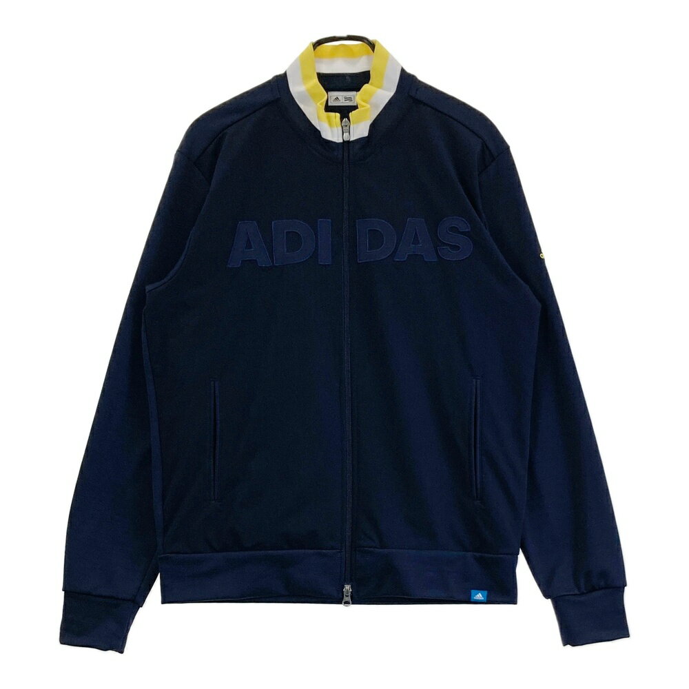 ADIDAS GOLF アディダスゴルフ U31323 長袖 ジップジャケット ネイビー系 O/XG 【中古】ゴルフウェア メンズ