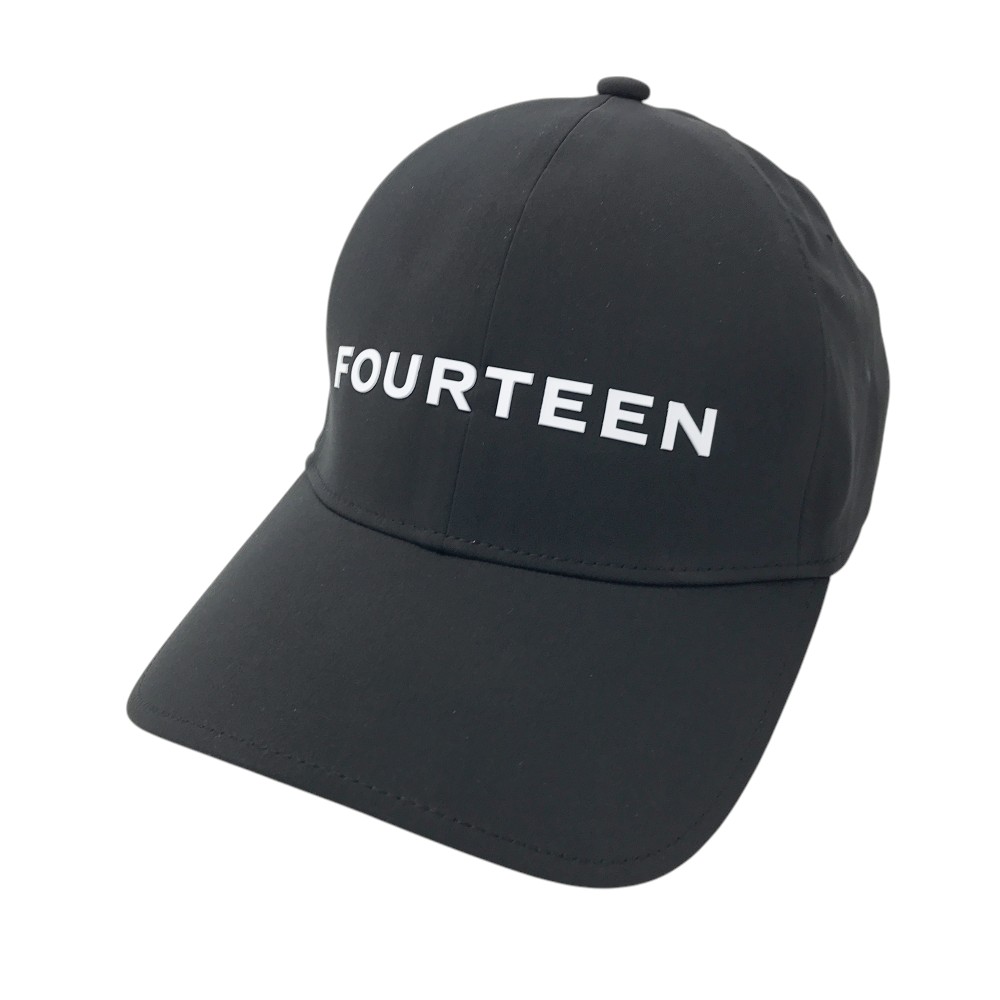 FOURTEEN フォーティーン キャップ ロゴ ブラック系 FREE 【中古】ゴルフウェア