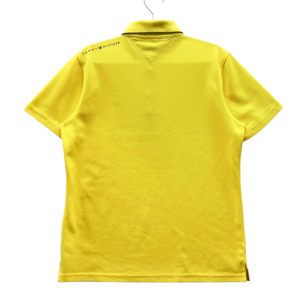 TOMMY HILFIGER GOLF トミー ヒルフィガーゴルフ 半袖ポロシャツ イエロー系 L 【中古】ゴルフウェア メンズ
