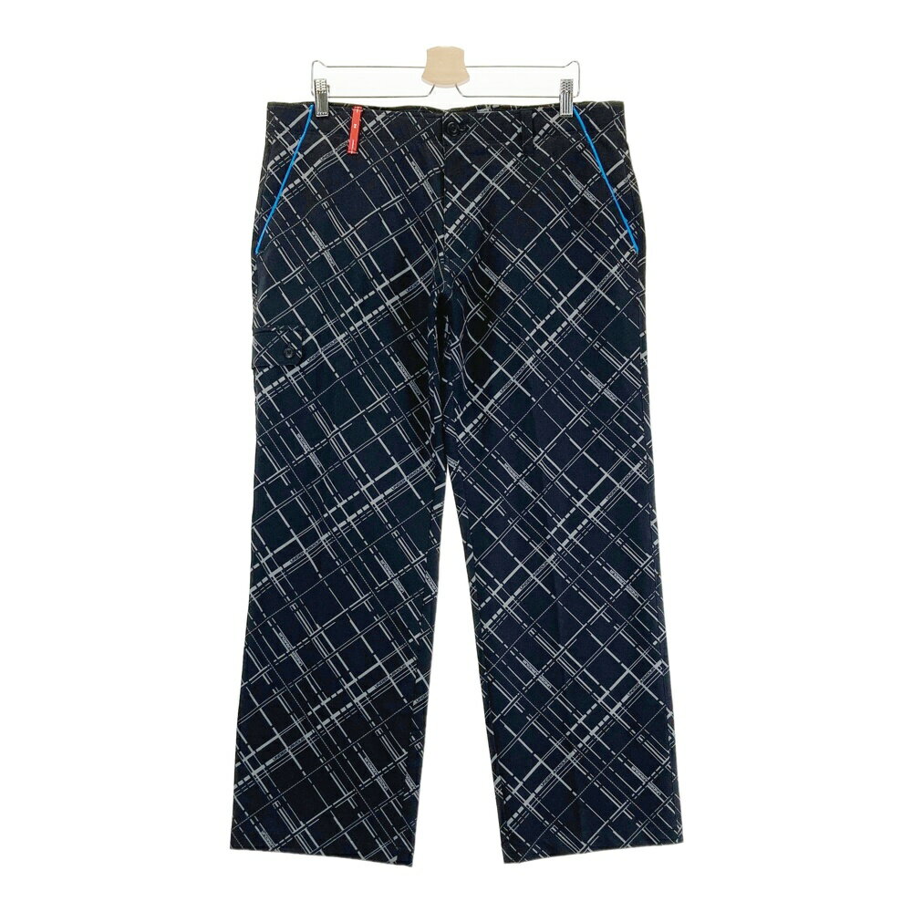 UNDER ARMOUR アンダーアーマー 裏起毛 ストレッチパンツ 総柄 ブラック系 94 【中古】ゴルフウェア メンズ