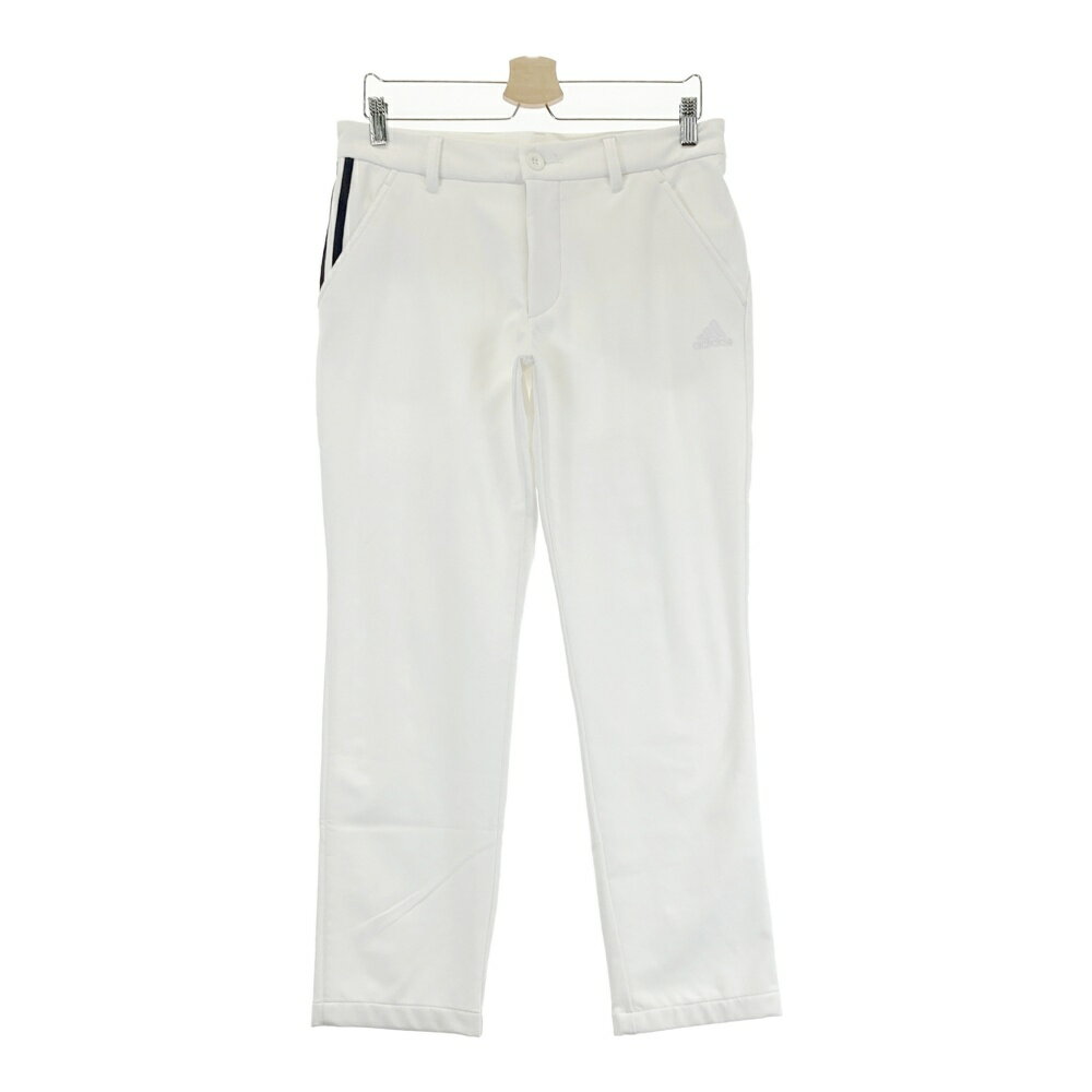ADIDAS GOLF アディダスゴルフ GV1184 裏起毛パンツ ホワイト系 82 【中古】ゴルフウェア メンズ