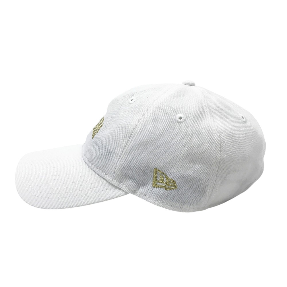 NEW ERA ニューエラ キャップ ホワイト系 MEDIUM/LARGE 【中古】ゴルフウェア