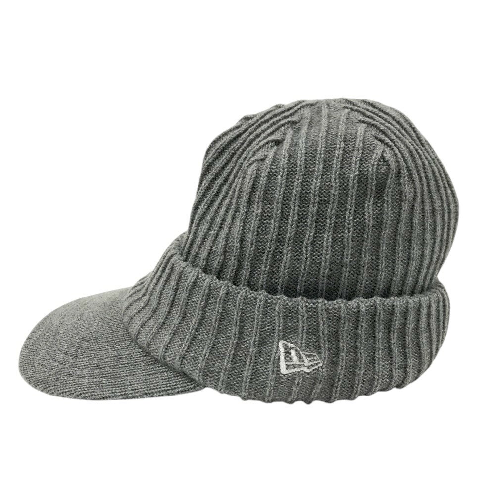 JUN&ROPE ジュン アンド ロペ ×NEW ERA ウール ニットキャップ グレー系 【中古】ゴルフウェア