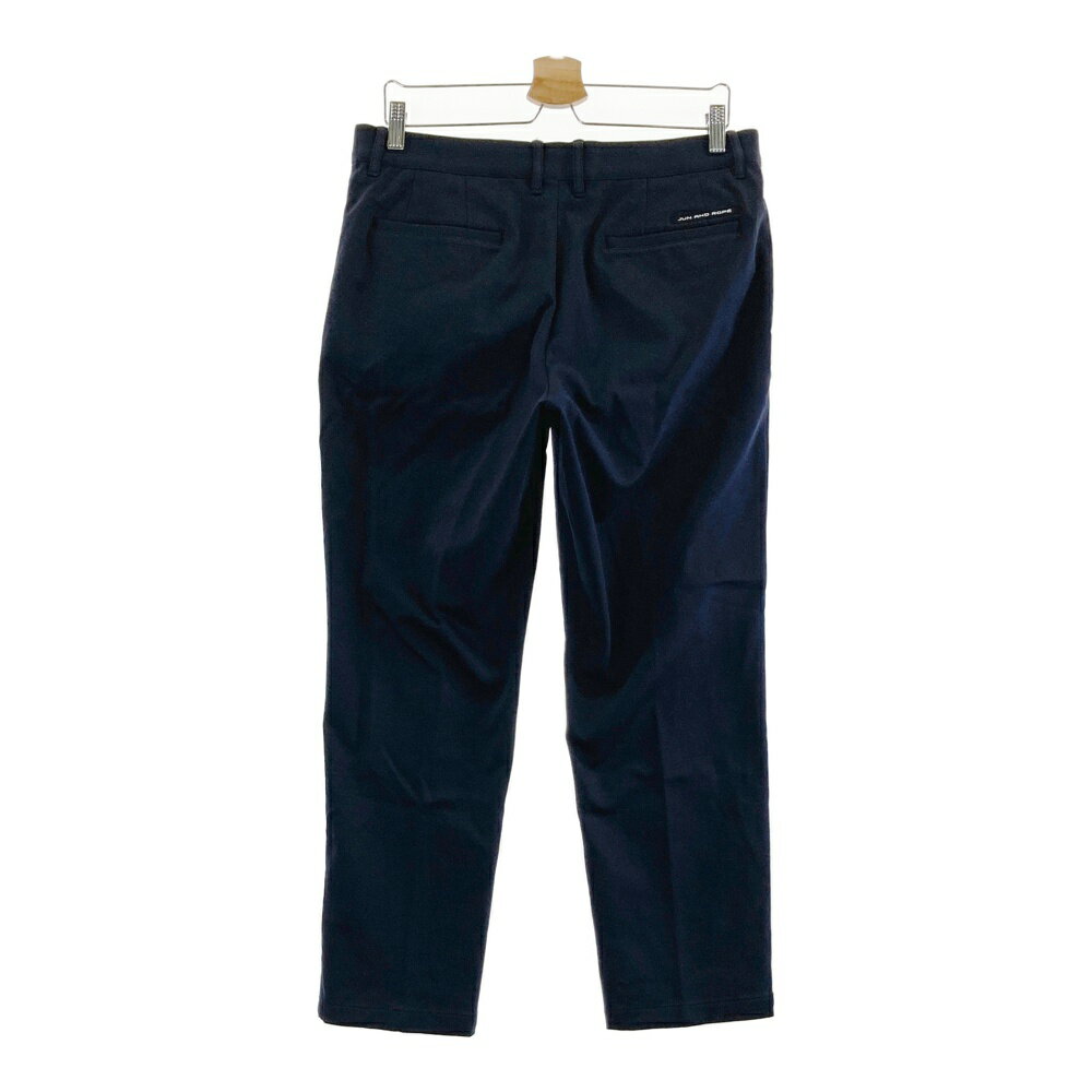 JUN&ROPE ジュン アンド ロペ ストレッチパンツ ネイビー系 L 【中古】ゴルフウェア メンズ