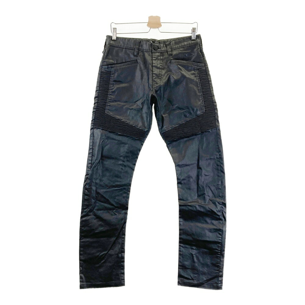 OAKLEY オークリー 422572JP ストレッチパンツ スカル刺繍 ブラック系 32 【中古】ゴルフウェア メンズ