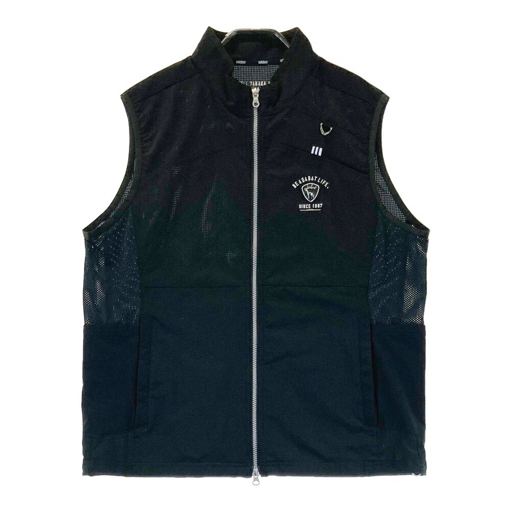 ADABAT アダバット ジップベスト ブラック系 50 【中古】ゴルフウェア メンズ