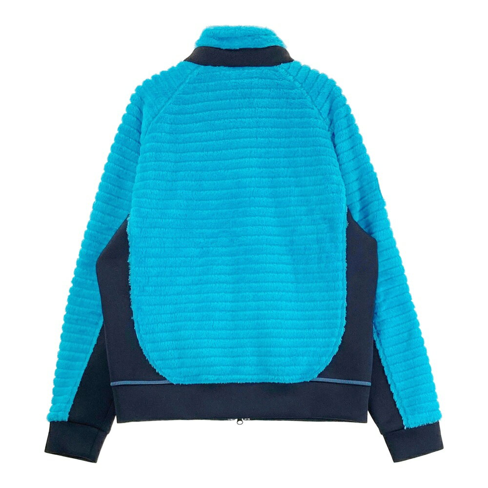 ADABAT アダバット ボア ジップジャケット ブルー系 48 【中古】ゴルフウェア メンズ