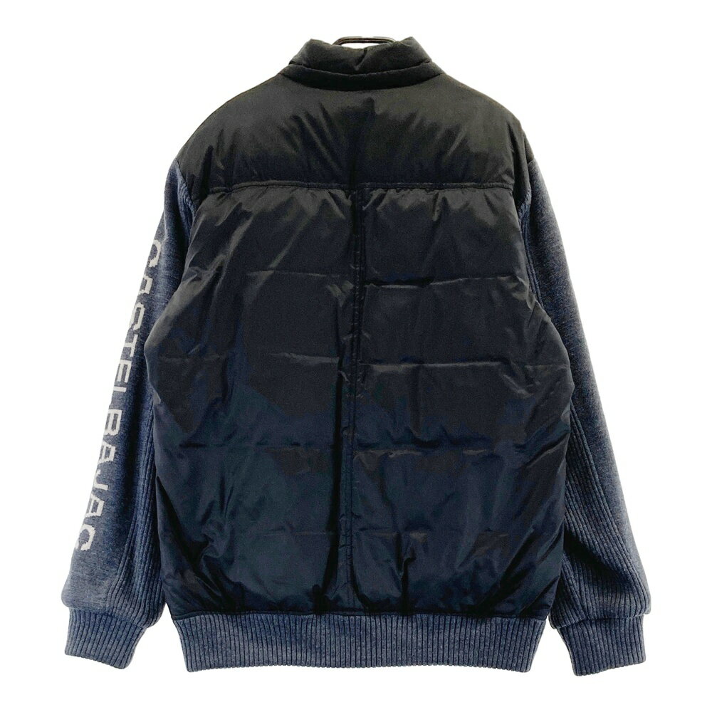 CASTELBAJAC カステルバジャック ニット切替ダウンジャケット ブラック系 48 【中古】ゴルフウェア メンズ