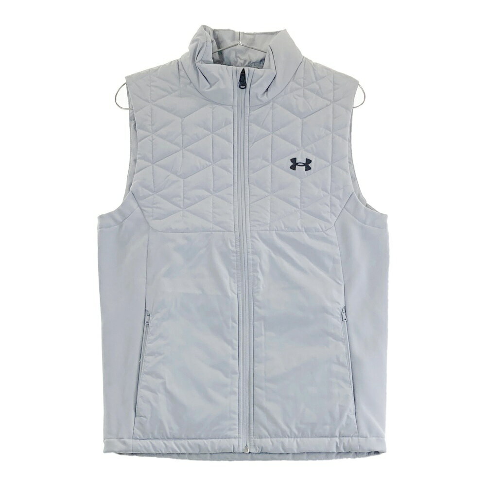 UNDER ARMOUR アンダーアーマー 1360498 中綿 ジップベスト グレー系 SM 【中古】ゴルフウェア メンズ