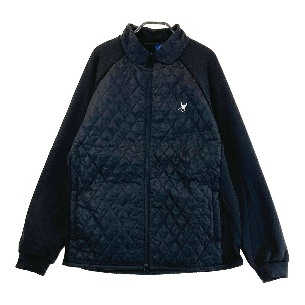 CLUNK クランク 中綿 切替ジャケット ブラック系 L 【中古】ゴルフウェア メンズ