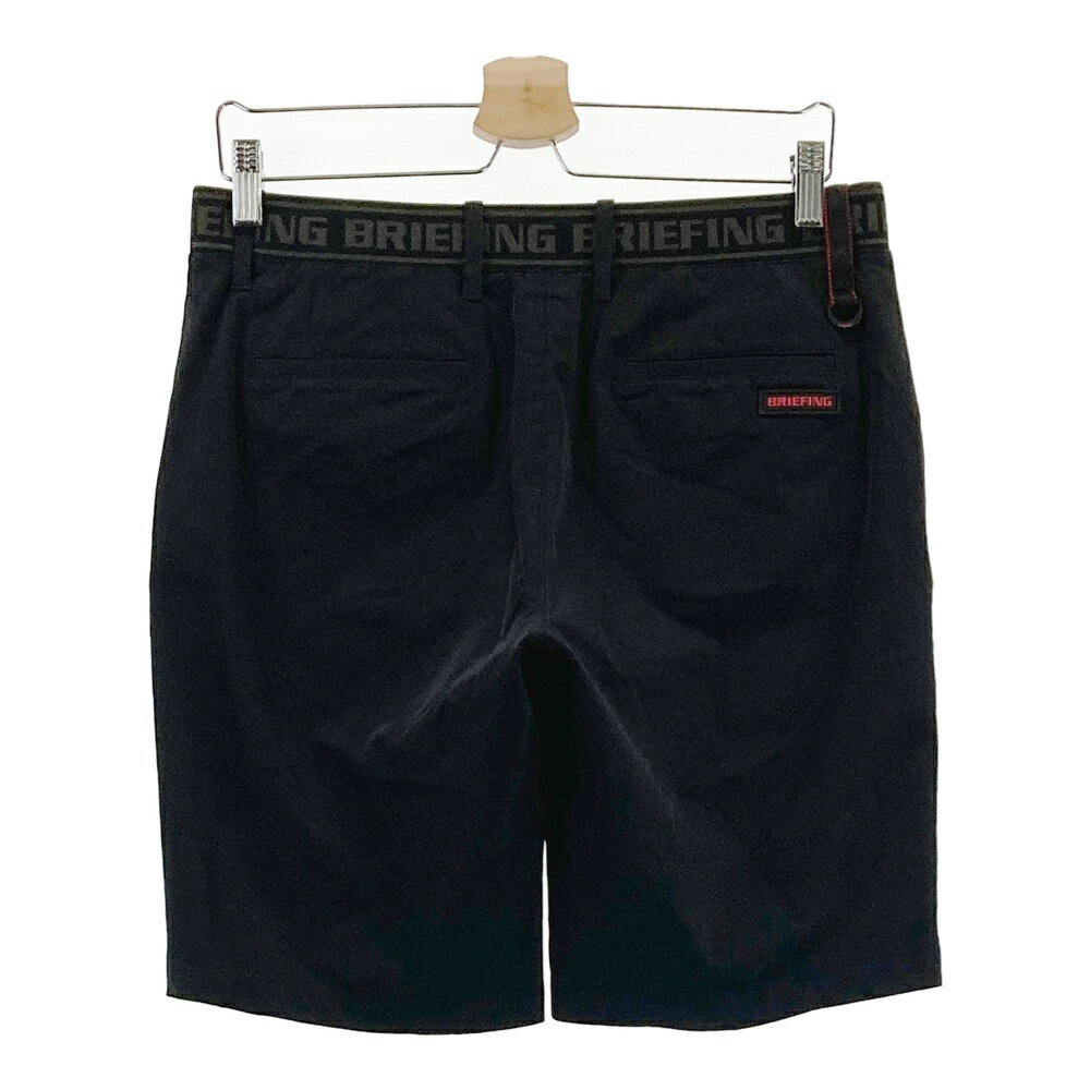BRIEFING GOLF ブリーフィング 2024年モデル BRG241M73 ストレッチ ハーフパンツ ブラック系 M 【中古】ゴルフウェア メンズ