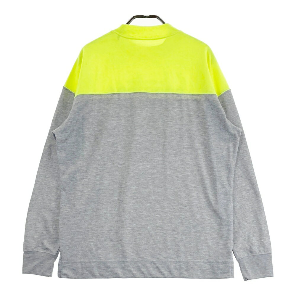 NEW BALANCE GOLF ニューバランス モックネック 長袖Tシャツ グレー系 4 【中古】ゴルフウェア メンズ