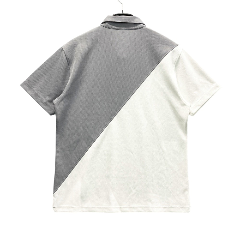 DANCE WITH DRAGON ダンスウィズドラゴン 半袖ポロシャツ グレー系 2 【中古】ゴルフウェア メンズ