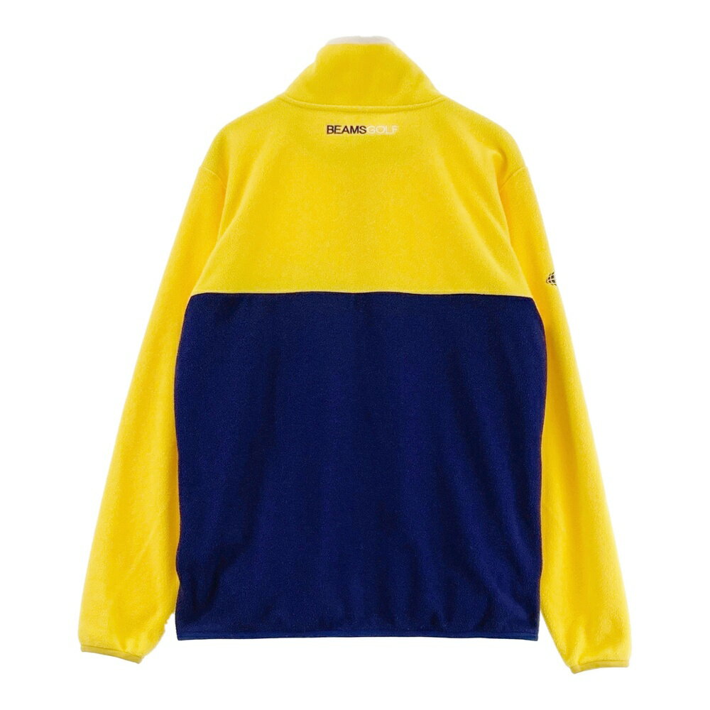 BEAMS GOLF ビームスゴルフ ハイネックフリーストレーナー イエロー系 M 【中古】ゴルフウェア メンズ
