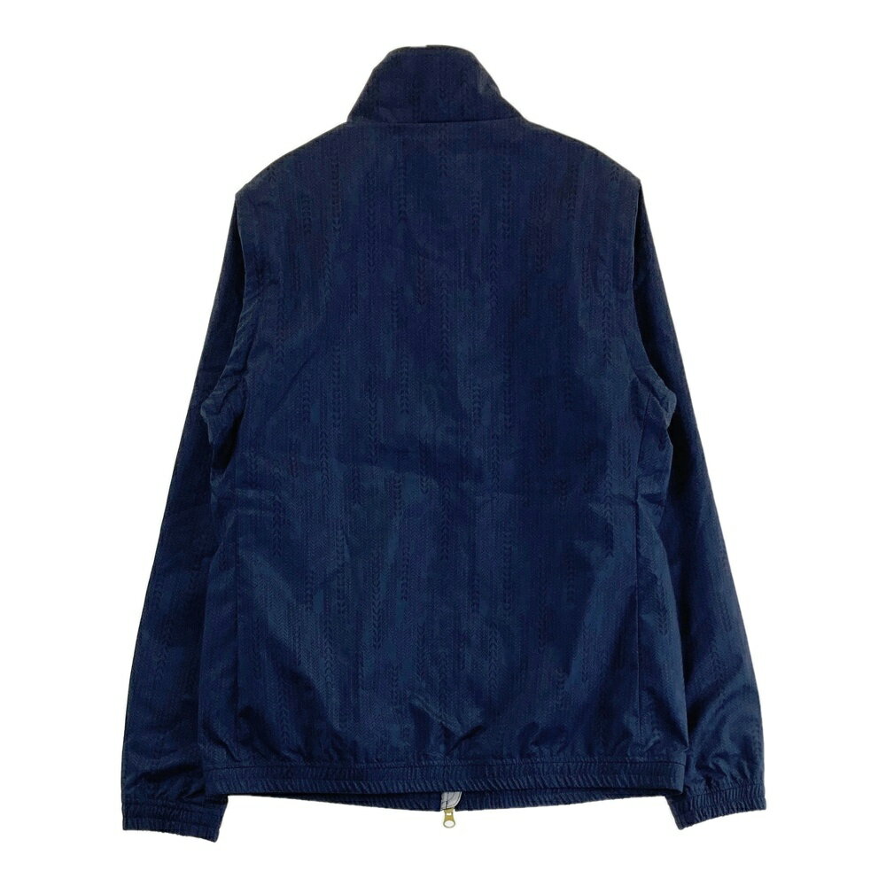 FIDRA フィドラ 2WAY 蓄熱 ナイロン ジャケット 総柄 ネイビー系 L 【中古】ゴルフウェア メンズ