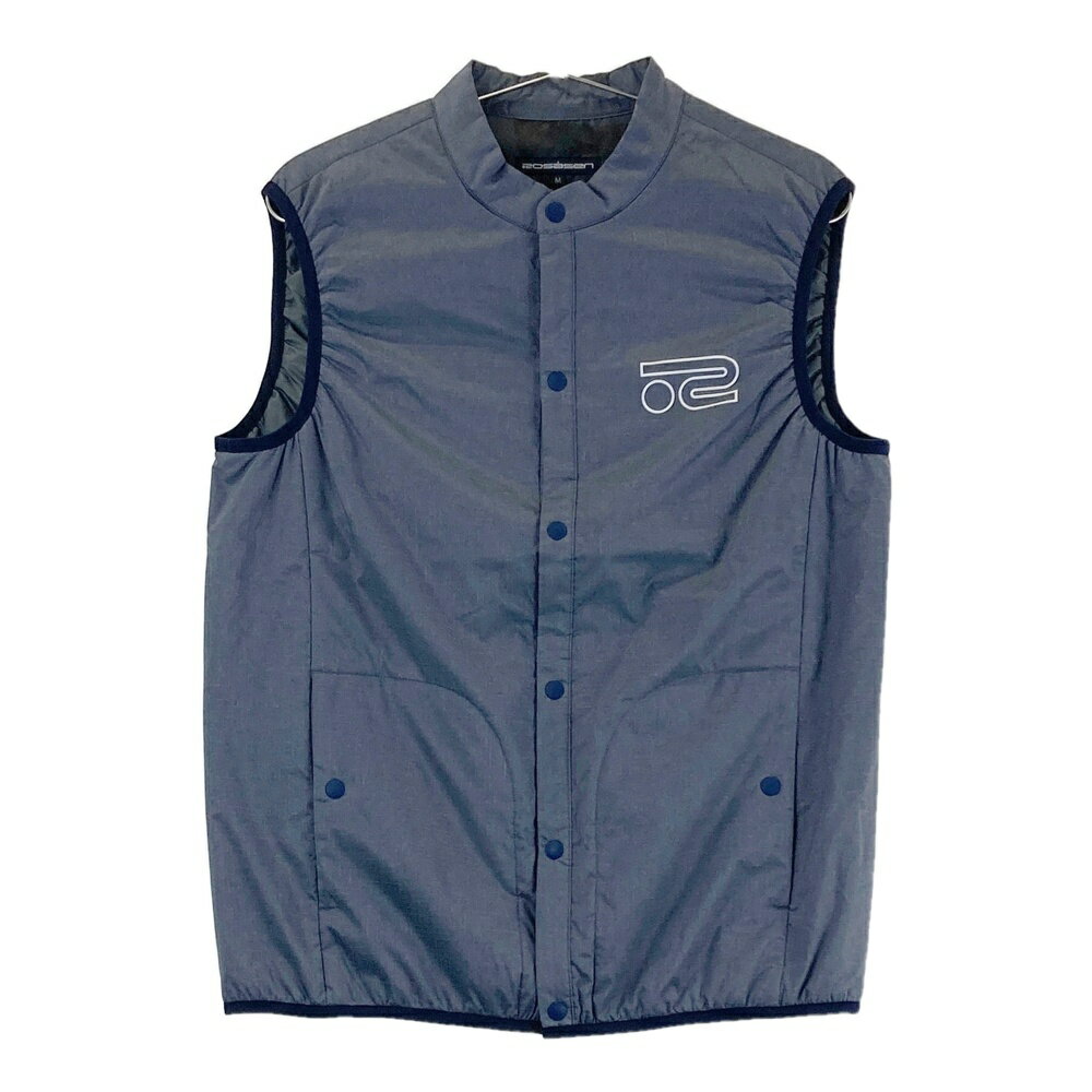 ROSASEN ロサーセン 中綿ベスト グレー系 M 【中古】ゴルフウェア メンズ