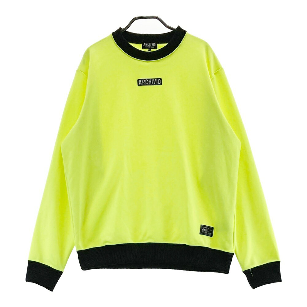 ARCHIVIO アルチビオ スウェットトレーナー イエロー系 50 【中古】ゴルフウェア メンズ