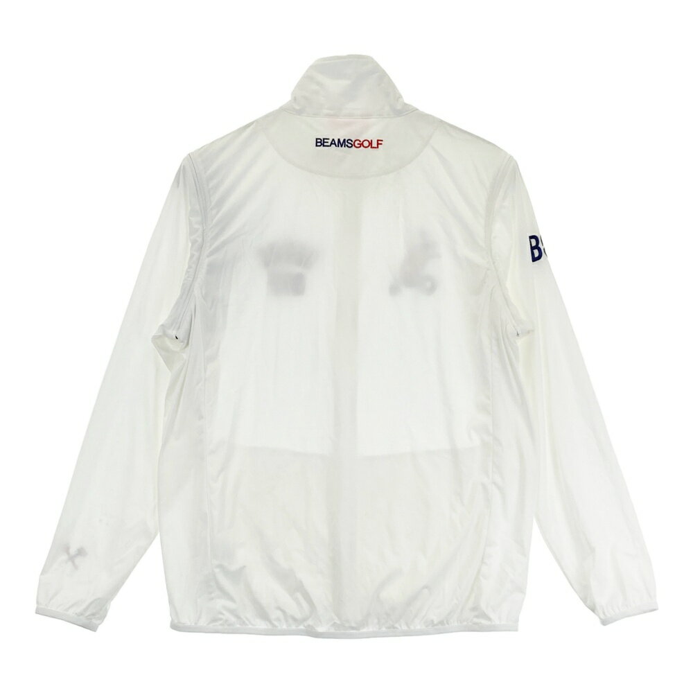 BEAMS GOLF ビームスゴルフ 2WAY ジップジャケット ホワイト系 L 【中古】ゴルフウェア メンズ