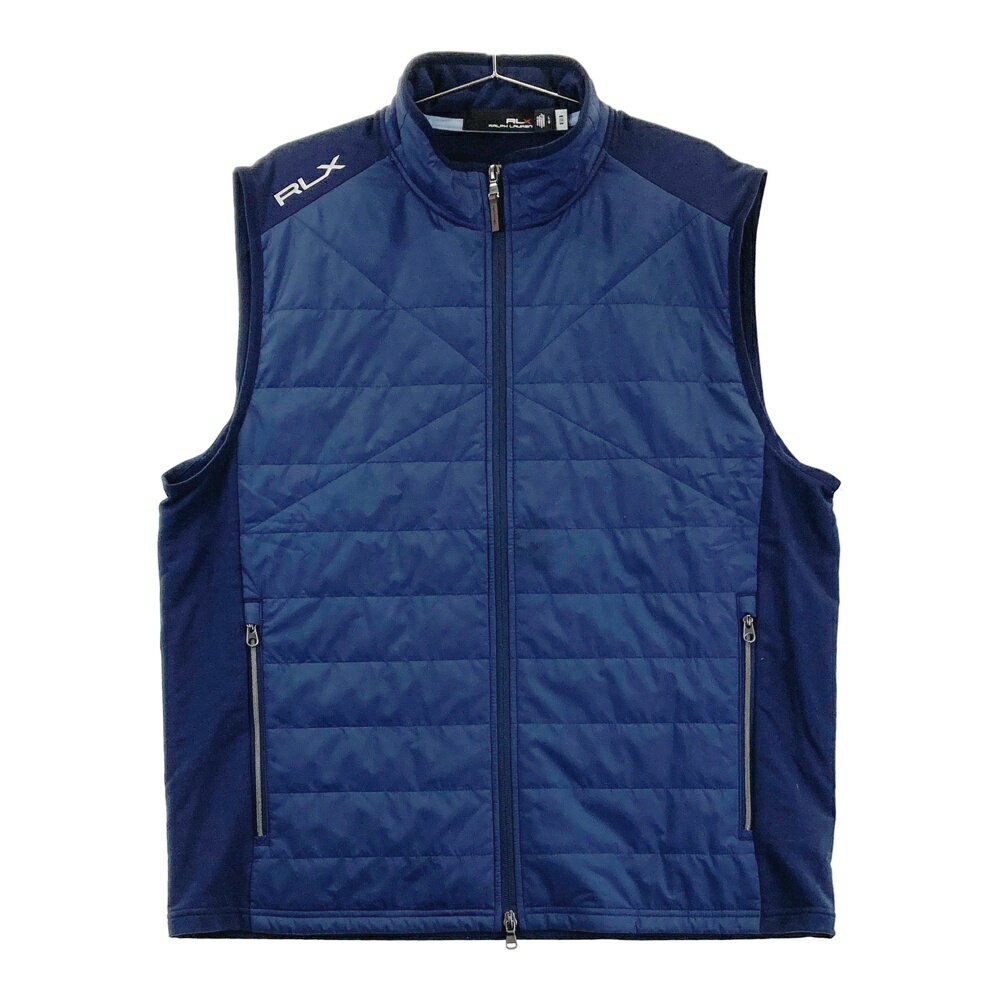 RLX ラルフローレン 中綿ジップベスト ネイビー系 LG 【中古】ゴルフウェア メンズ