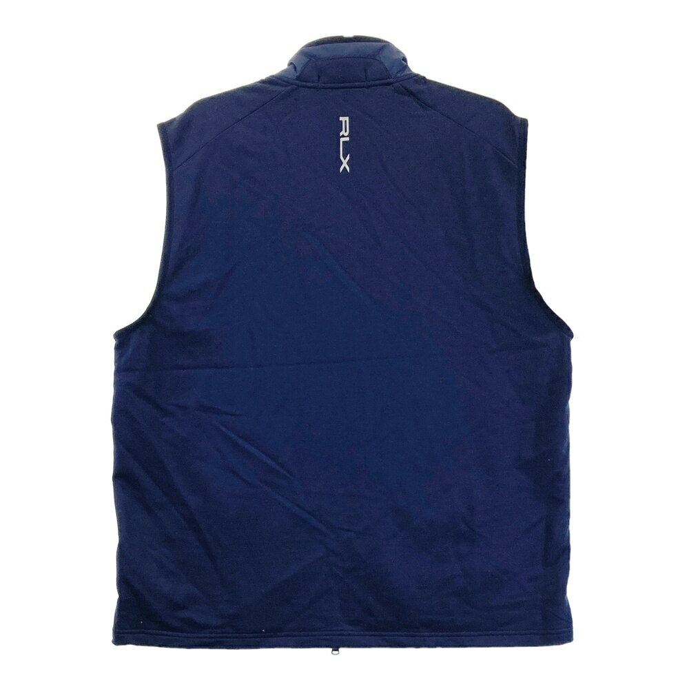 RLX ラルフローレン 中綿ジップベスト ネイビー系 LG 【中古】ゴルフウェア メンズ