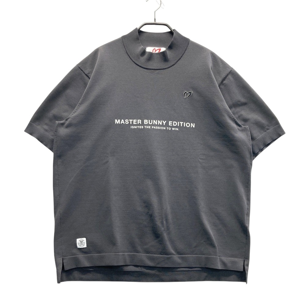 MASTER BUNNY EDITION マスターバニーエディション 2024年 半袖ニットプルオーバー グレー系 4 【中古】ゴルフウェア メンズ