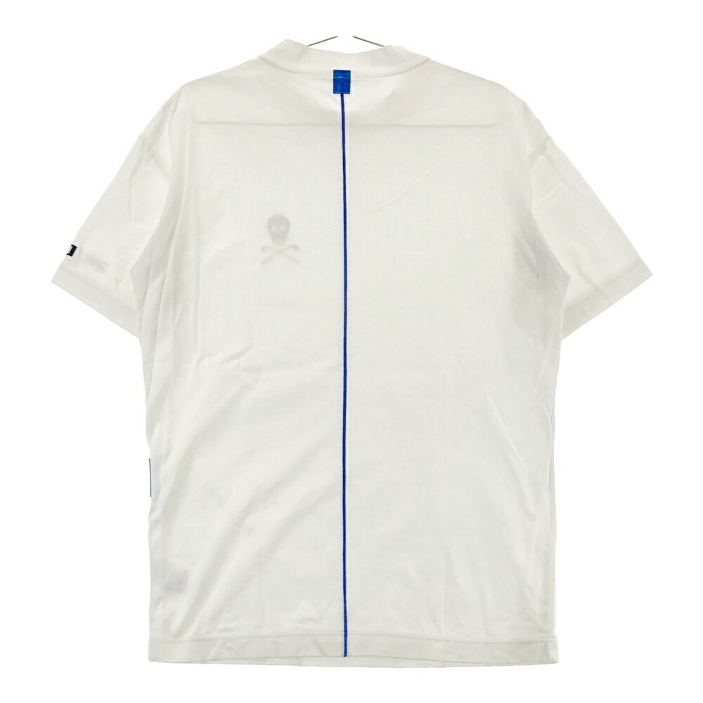MARK&LONA マークアンドロナ ハイネック 半袖Tシャツ ホワイト系 46 【中古】ゴルフウェア メンズ