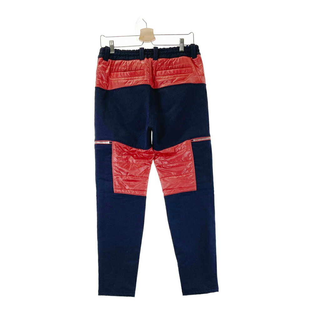 MARK&LONA マークアンドロナ 中綿切替 ストレッチパンツ 裏フリース ネイビー系 44 【中古】ゴルフウェア メンズ