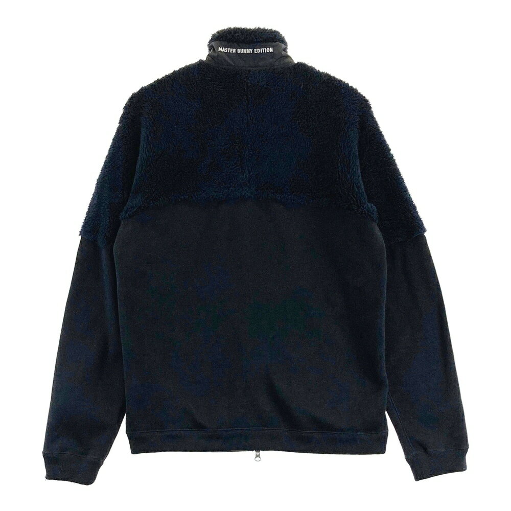 MASTER BUNNY EDITION マスターバニーエディション ボア 切替ジャケット ブラック系 5 【中古】ゴルフウェア メンズ