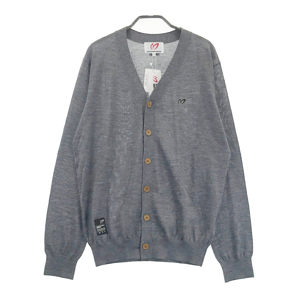 MASTER BUNNY EDITION マスターバニーエディション ニットカーディガン グレー系 5 【中古】ゴルフウェ..