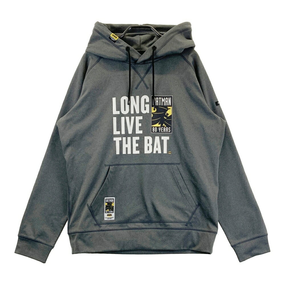 MASTER BUNNY EDITION マスターバニーエディション × BATMAN 裏起毛パーカー グレー系 5 【中古】ゴルフウェア メンズ