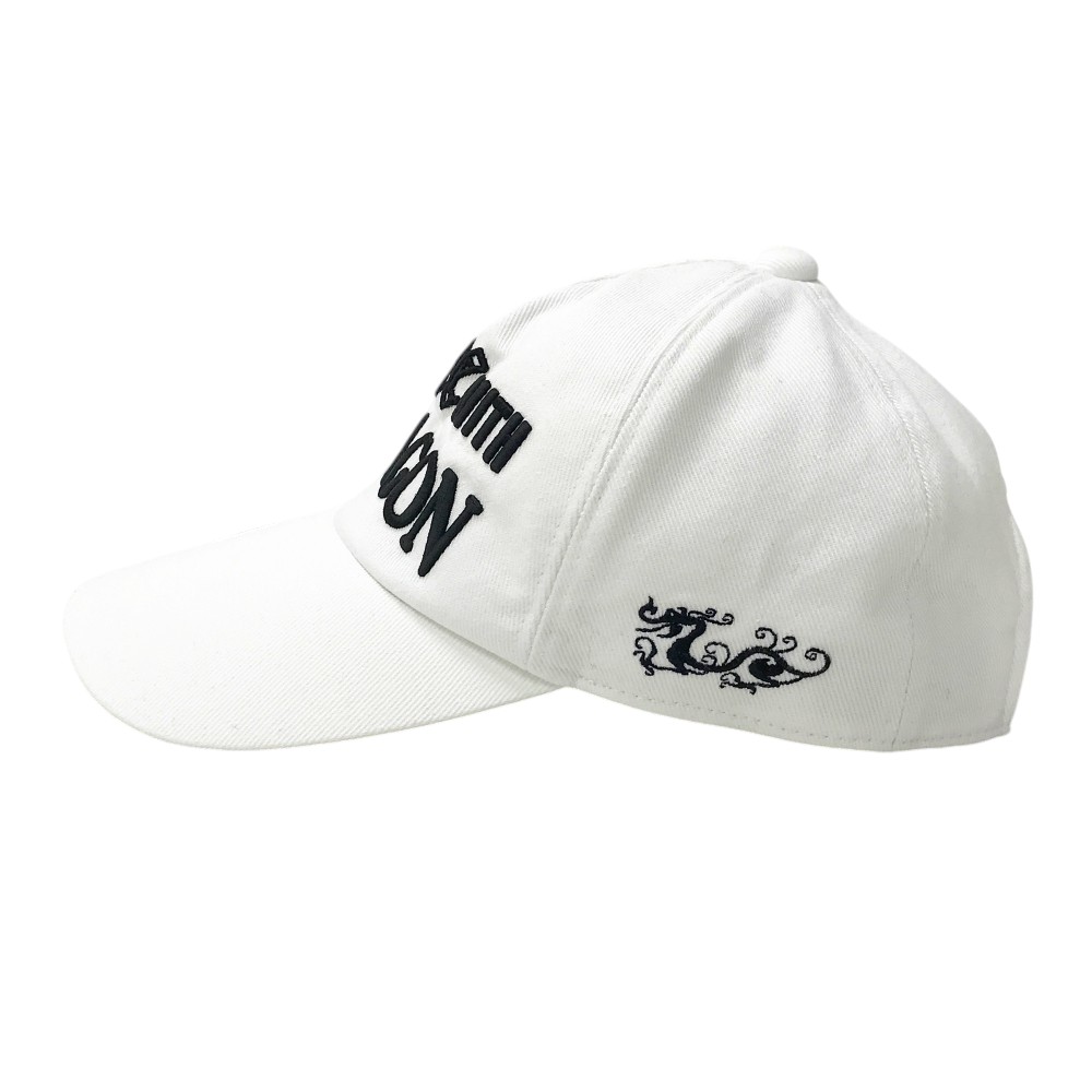 DANCE WITH DRAGON ダンスウィズドラゴン キャップ チビドラ ホワイト系 99(F) 【中古】ゴルフウェア