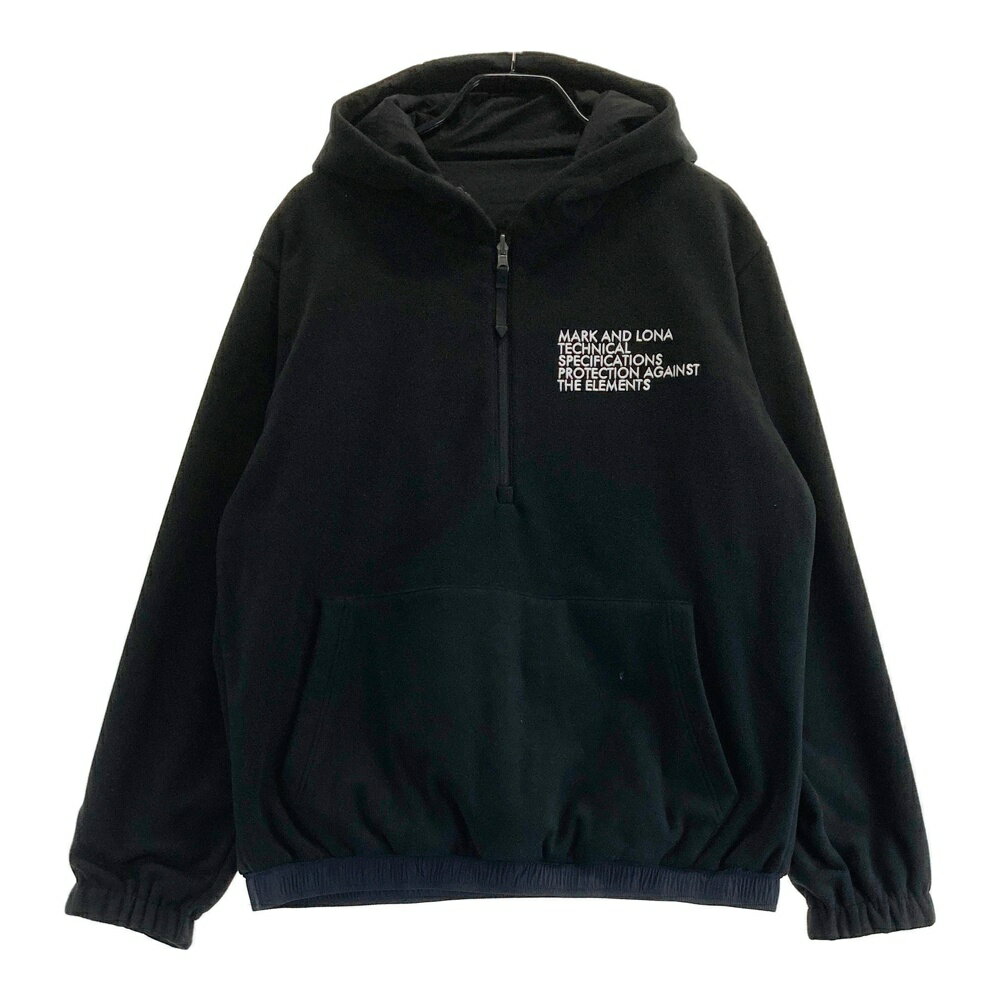MARK&LONA マークアンドロナ 2023年モデル リバーシブル長袖ブルゾン プルオーバー ブラック系 50 【...