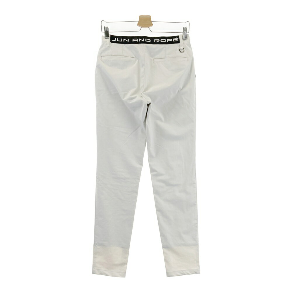 JUN&ROPE ジュン アンド ロペ ストレッチパンツ ホワイト系 M 【中古】ゴルフウェア メンズ
