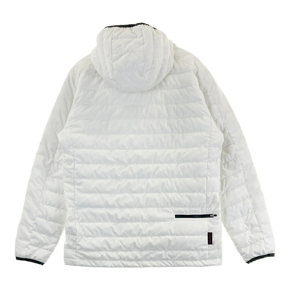BRIEFING GOLF ブリーフィング ダウン ジップパーカー TAION ホワイト系 L 【中古】ゴルフウェア メンズ