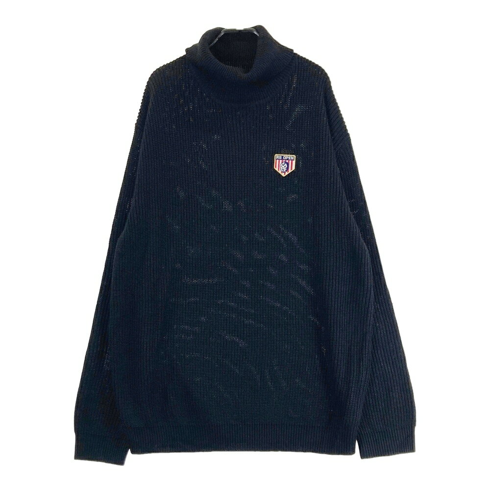 RUSSELUNO ラッセルノ ルチャ タートルネック長袖ニットセーター ブラック系 7 【中古】ゴルフウェア ..