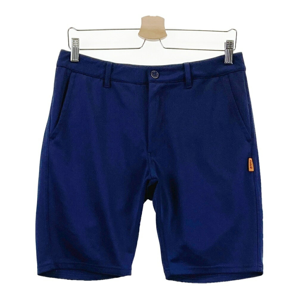 AVIREX GOLF アヴィレックスゴルフ ストレッチ ハーフパンツ ネイビー系 M 【中古】ゴルフウェア メンズ