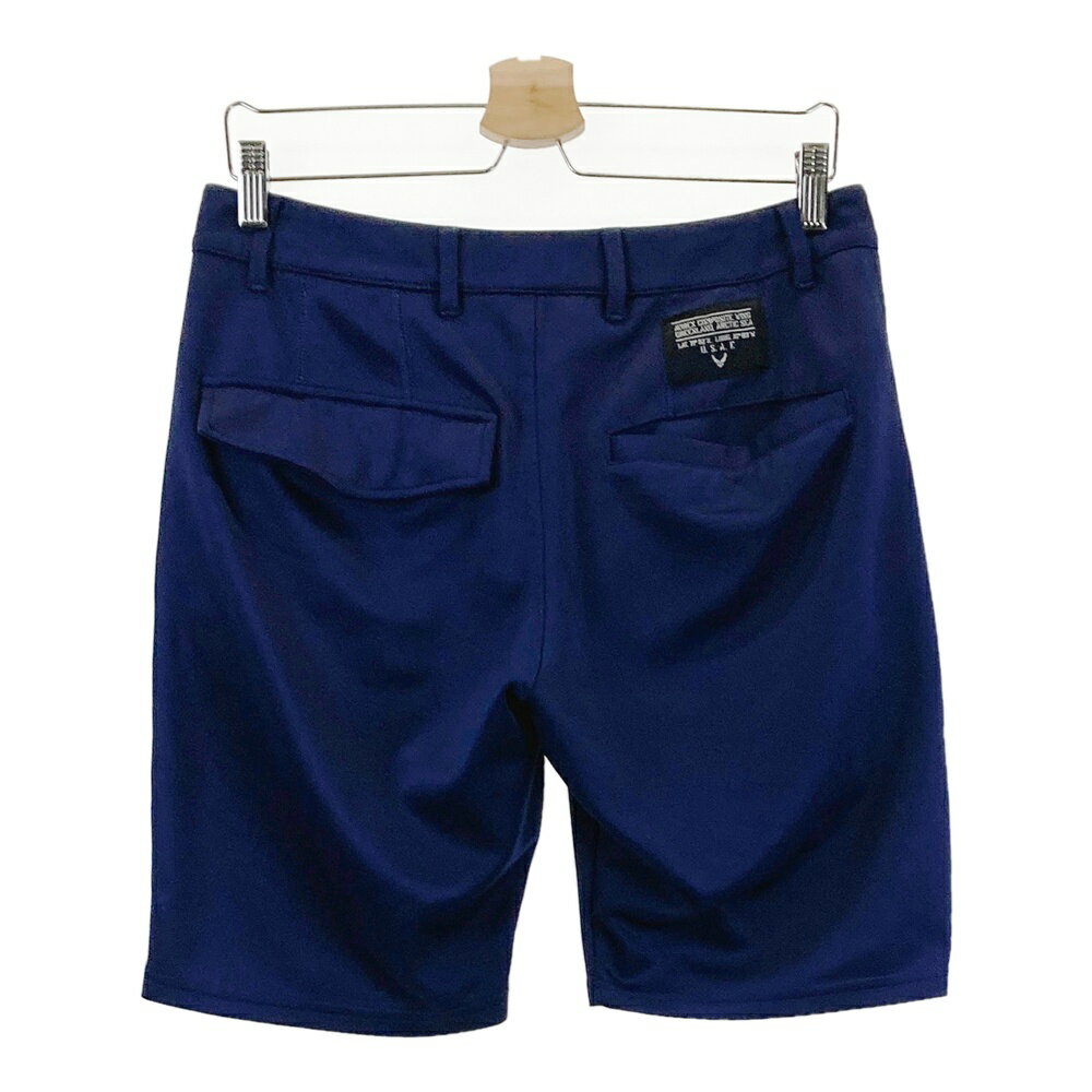 AVIREX GOLF アヴィレックスゴルフ ストレッチ ハーフパンツ ネイビー系 M 【中古】ゴルフウェア メンズ