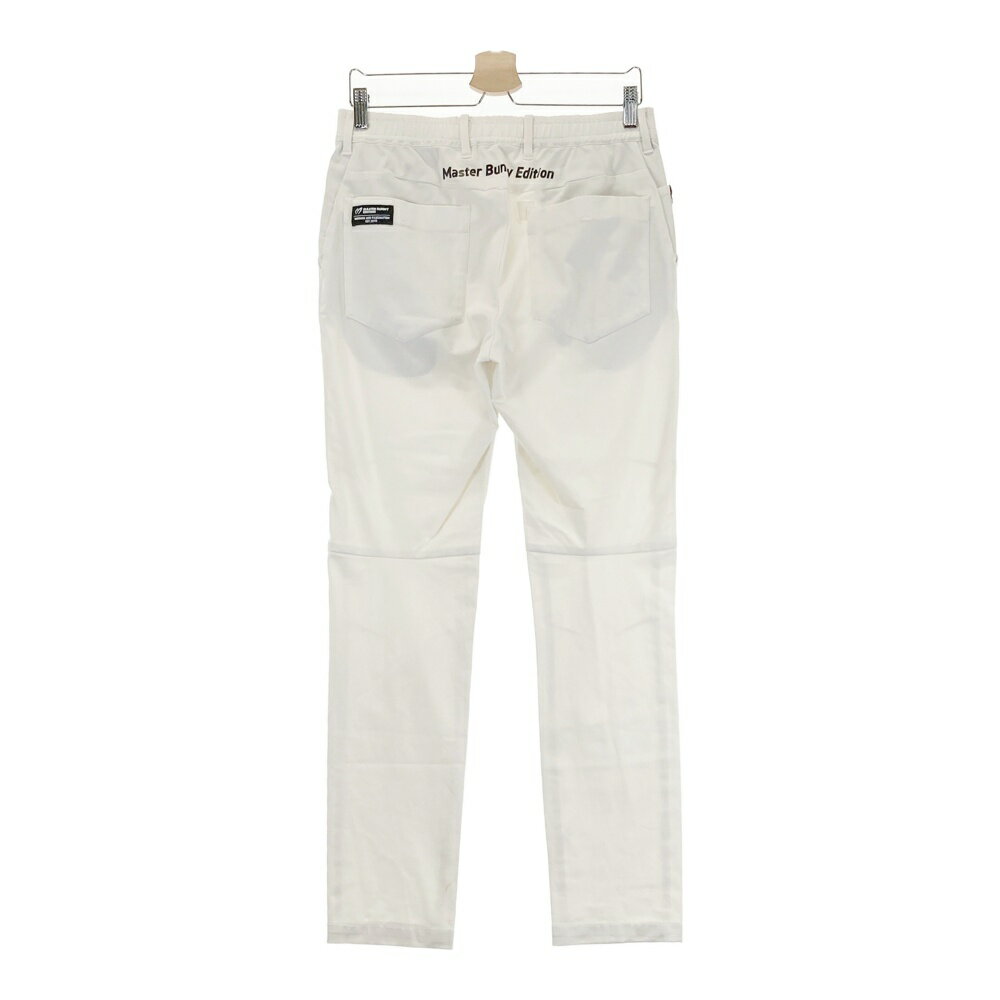 MASTER BUNNY EDITION マスターバニーエディション ストレッチロングパンツ ホワイト系 4 【中古】ゴルフウェア メンズ