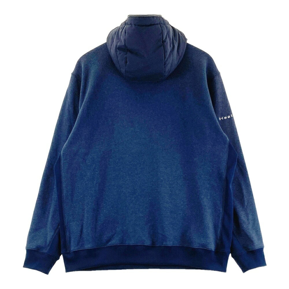 HEAL CREEK ヒールクリーク 中綿切替ハーフジップスウェットパーカー ネイビー系 52 【中古】ゴルフウェア メンズ