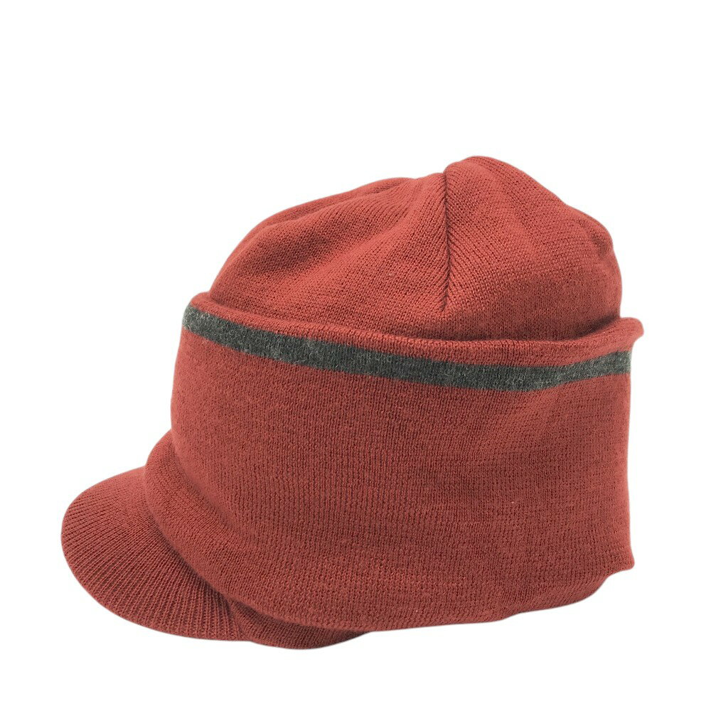 MASTER BUNNY EDITION マスターバニーエディション ネックウォーマー付 ニットキャップ レッド系 FR 【中古】ゴルフウェア