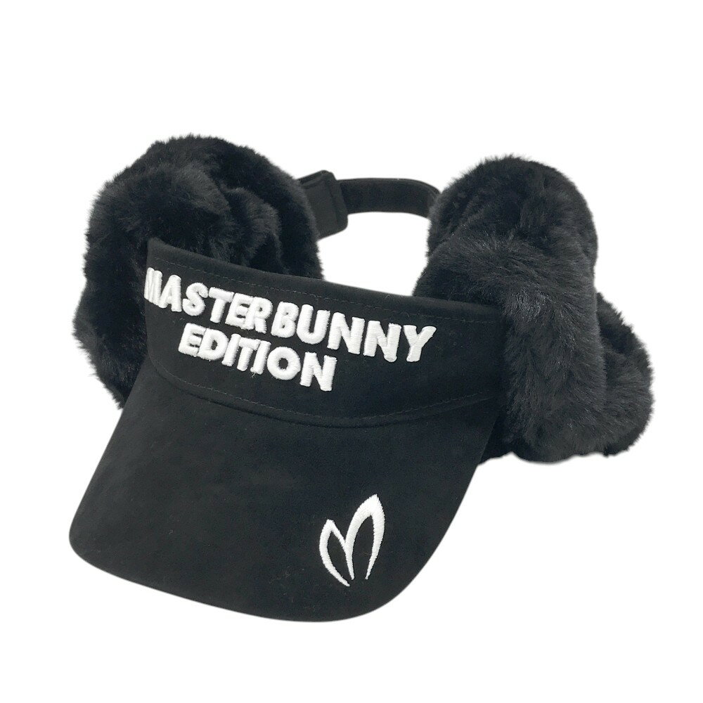 MASTER BUNNY EDITION マスターバニーエディション 耳宛付 2way サンバイザー ブラック系 FR 【中古】ゴルフウェア